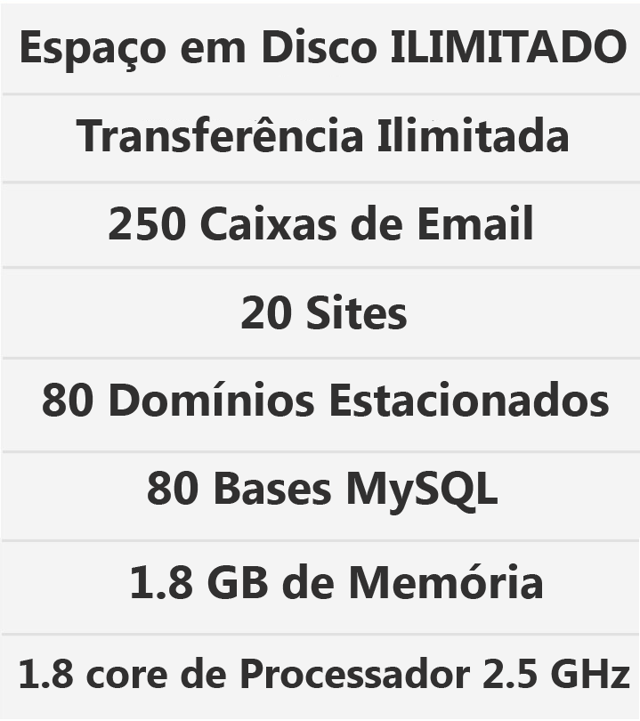 Hospedagem de sites ILIMITADO